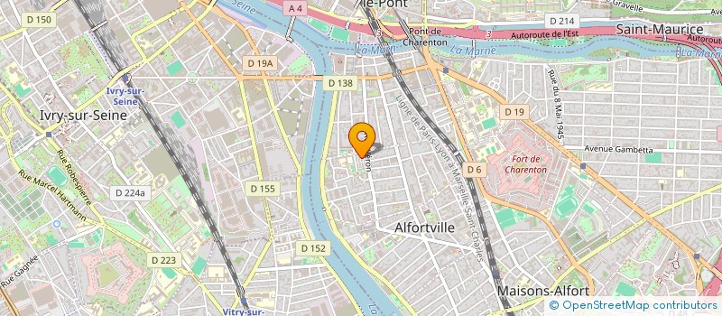 localisation de l'entreprise BASH à ALFORTVILLE