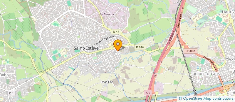 localisation de l'entreprise BASHA AND CO  SAINT-ESTEVE