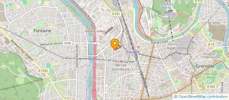 localisation de l'entreprise BASHAN 38 à GRENOBLE