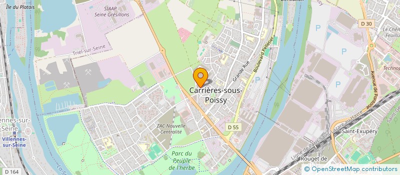 localisation de l'entreprise BASI  CARRIERES-SOUS-POISSY