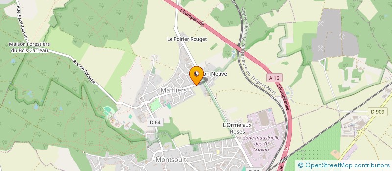 localisation de l'entreprise BASI BAT  MAFFLIERS