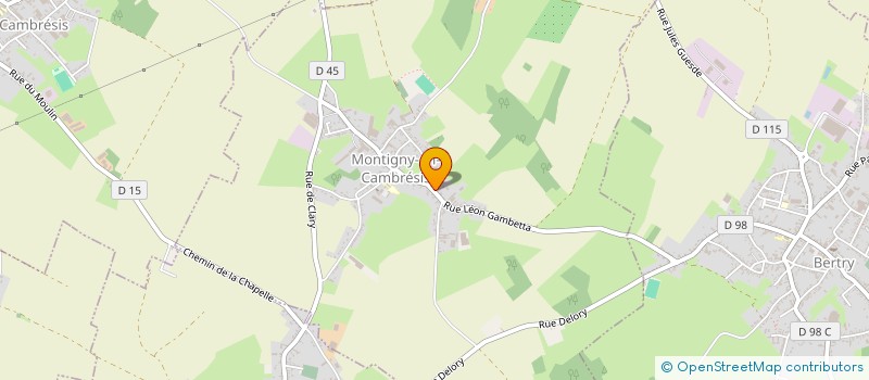 localisation de l'entreprise BASIC à MONTIGNY-EN-CAMBRESIS