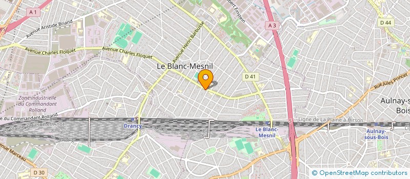 localisation de l'entreprise BASIC 75 à LE BLANC-MESNIL