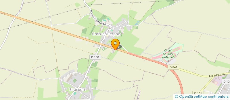 localisation de l'entreprise BASIC CARS 62  CROIX-EN-TERNOIS