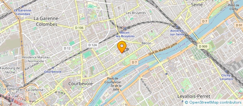 localisation de l'entreprise BASIC CLEAN CONCEPT INTERNATIONAL BCCI à COURBEVOIE