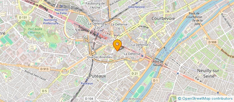 localisation de l'entreprise BASIC COTE D'AZUR à PUTEAUX
