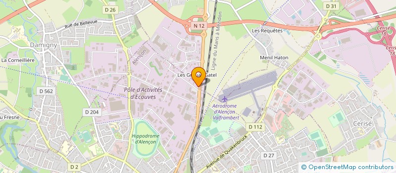 localisation de l'entreprise BASIC DIFFUSION SARL à ALENCON