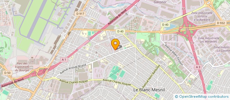 localisation de l'entreprise BASIC GLASS à LE BLANC-MESNIL