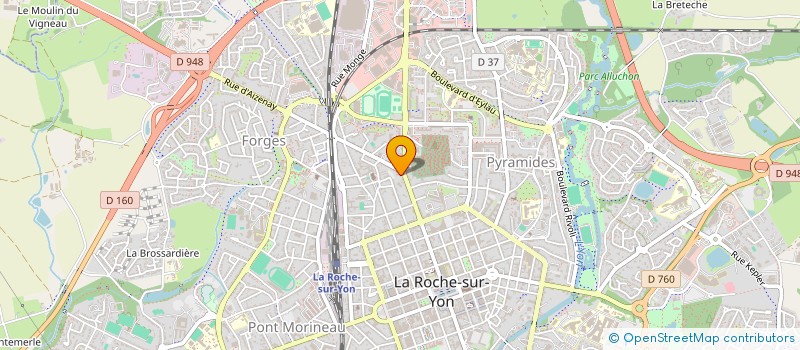 localisation de l'entreprise BASIC INFORMATIQUE à LA ROCHE-SUR-YON
