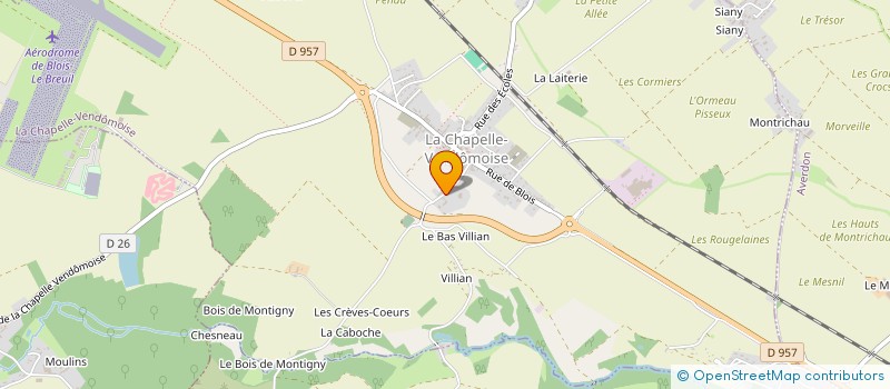 localisation de l'entreprise BASICS RECORDING  LA CHAPELLE-VENDOMOISE