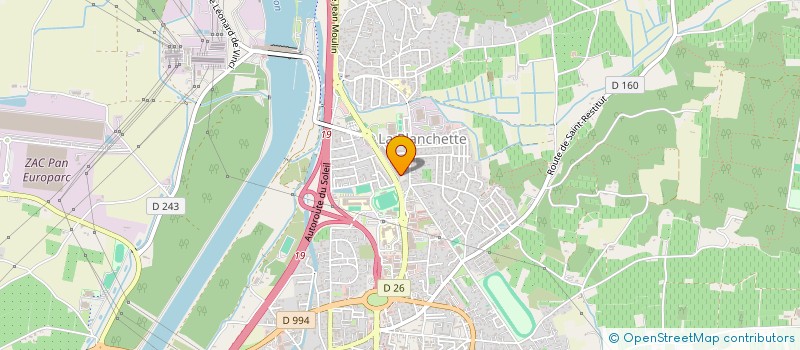 localisation de l'entreprise BASIK  BOLLENE