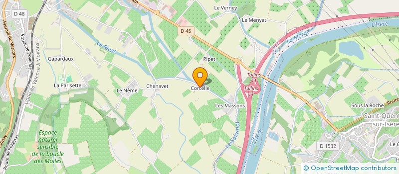 localisation de l'entreprise BASIK IMMO  TULLINS