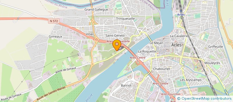 localisation de l'entreprise BASILE  ARLES