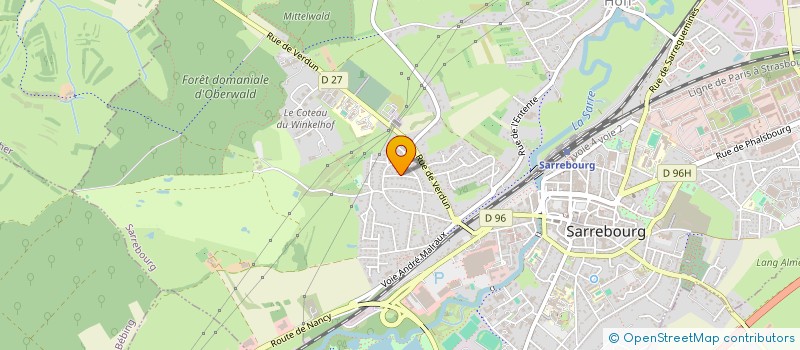 localisation de l'entreprise BASILE à SARREBOURG