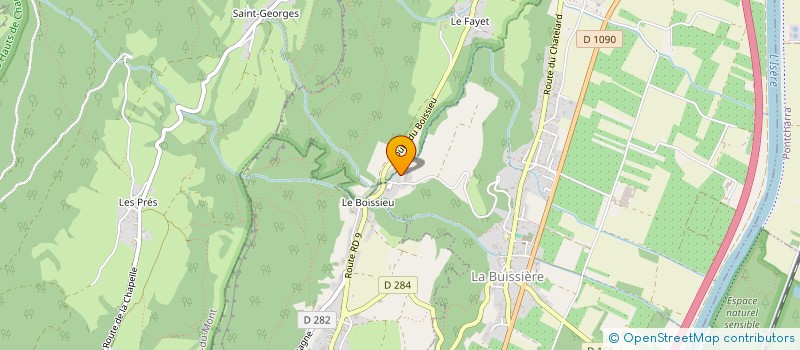 localisation de l'entreprise BASILE  LA BUISSIERE