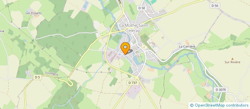 localisation de l'entreprise BASILE ANIMATION  LA MOTHE-SAINT-HERAY