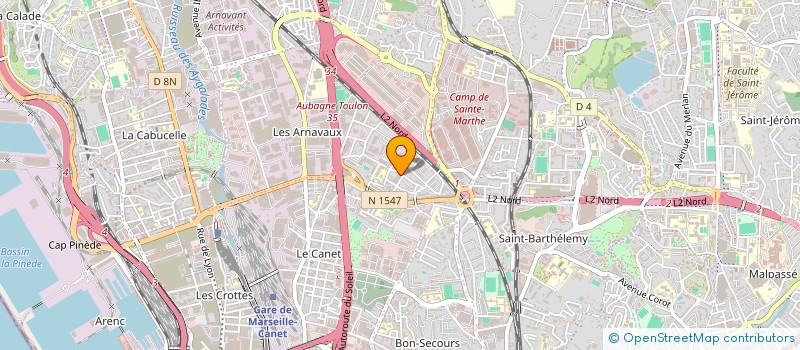 localisation de l'entreprise BASILE MANOUELIDES PRODUITS SOL à MARSEILLE 14EME