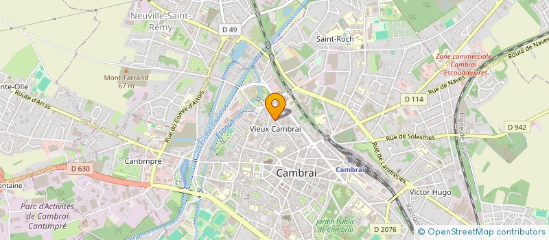 localisation de l'entreprise BASILE MUSIC SCHOOL à CAMBRAI