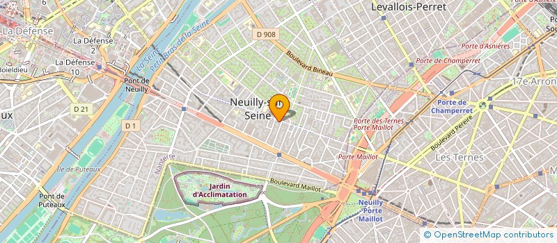 localisation de l'entreprise BASILE RENOVATION à NEUILLY-SUR-SEINE