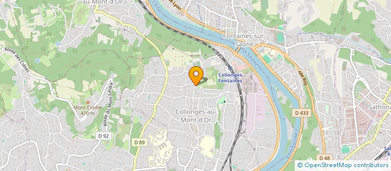localisation de l'entreprise BASILEIA  COLLONGES-AU-MONT-D'OR