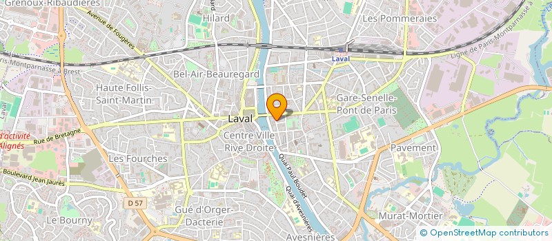 localisation de l'entreprise BASILEO à LAVAL