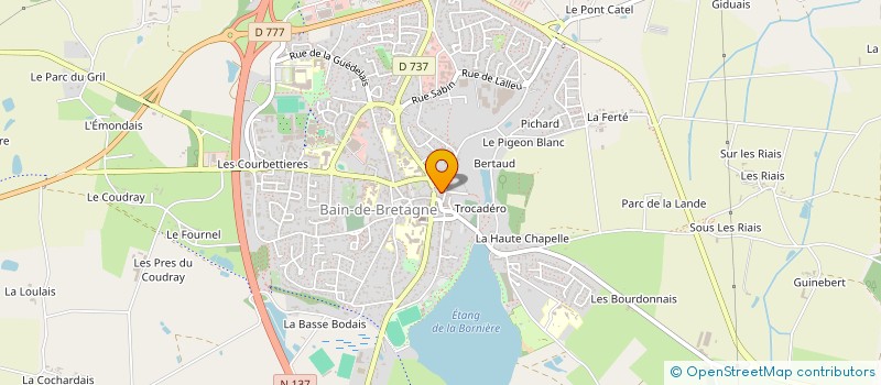 localisation de l'entreprise BASILEYA  BAIN-DE-BRETAGNE