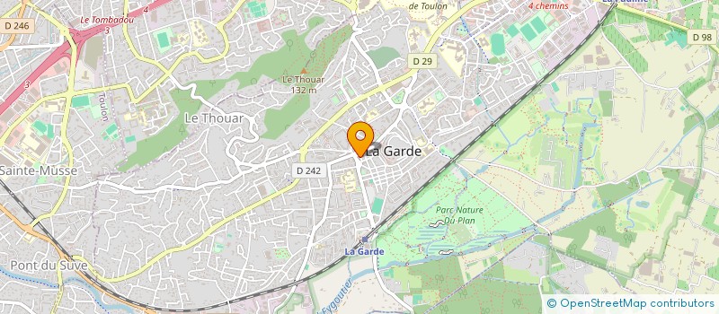 localisation de l'entreprise BASILIC ET COMPAGNIE à LA GARDE