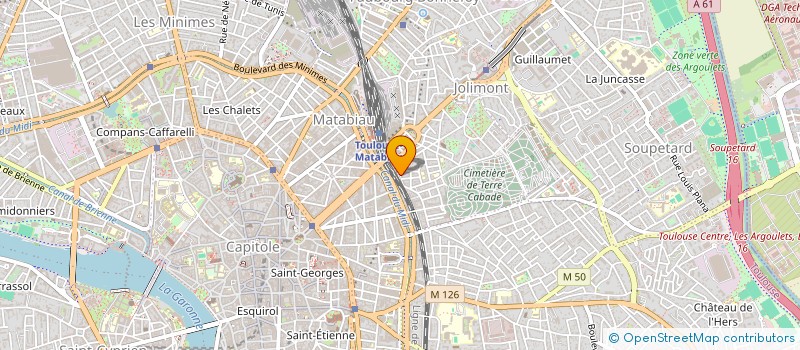 localisation de l'entreprise BASILIC SAPHIR à TOULOUSE