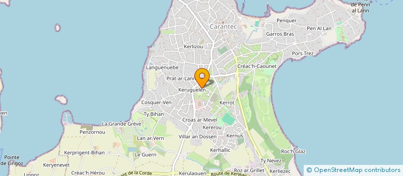 localisation de l'entreprise BASILIO 29  CARANTEC