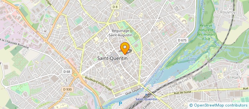localisation de l'entreprise BASILIQUE DE SAINT QUENTIN à SAINT-QUENTIN