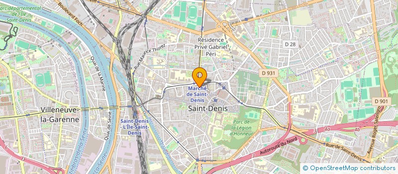 localisation de l'entreprise BASILIQUE PAIN CHAUD à SAINT-DENIS
