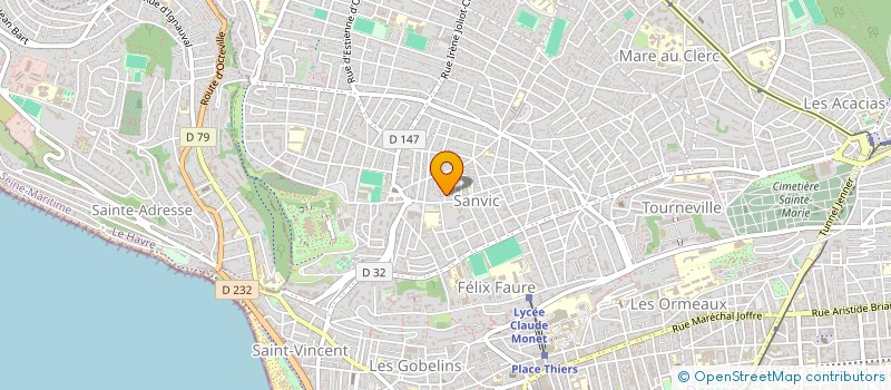 localisation de l'entreprise BASILLE A ET B à LE HAVRE