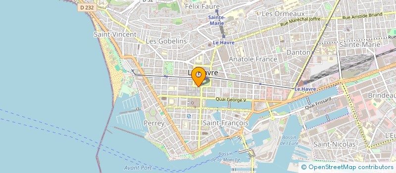 localisation de l'entreprise BASK 76 à LE HAVRE