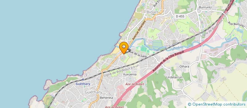 localisation de l'entreprise BASK EVASION  BIARRITZ