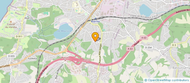 localisation de l'entreprise BASK EVENTS à BIARRITZ