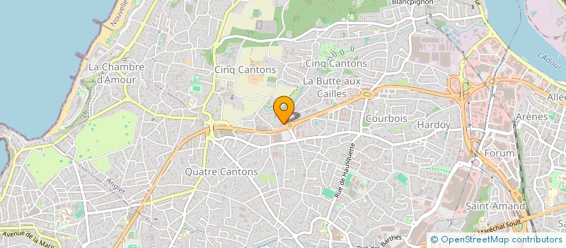 localisation de l'entreprise BASK O BIKE à ANGLET