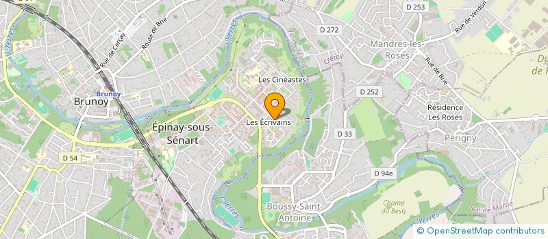 localisation de l'entreprise BASKET ACADEMIE CLUB EPINAY SOUS SENART à EPINAY-SOUS-SENART