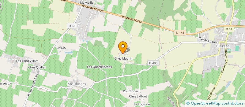 localisation de l'entreprise BASKET AVENIR CHARENTE à MOULIDARS