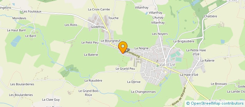 localisation de l'entreprise BASKET BALL DU VAL D'IZE  VAL D'IZE