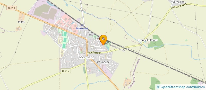 localisation de l'entreprise BASKET-BALL MORMANTAIS  VERNEUIL-L'ETANG