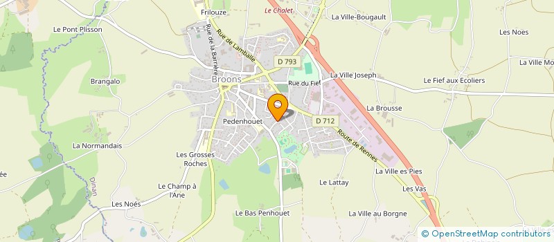 localisation de l'entreprise BASKET CANTON DE BROONS (B.C.B.) à BROONS