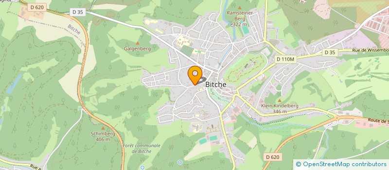 localisation de l'entreprise BASKET CLUB à BITCHE