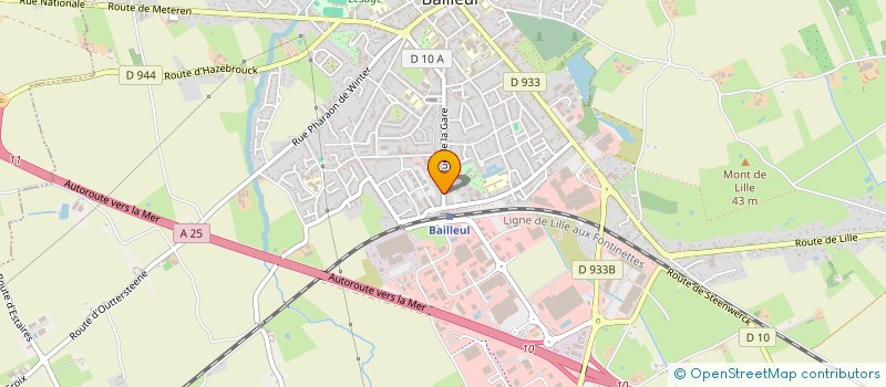 localisation de l'entreprise BASKET CLUB BAILLEULOIS à BAILLEUL
