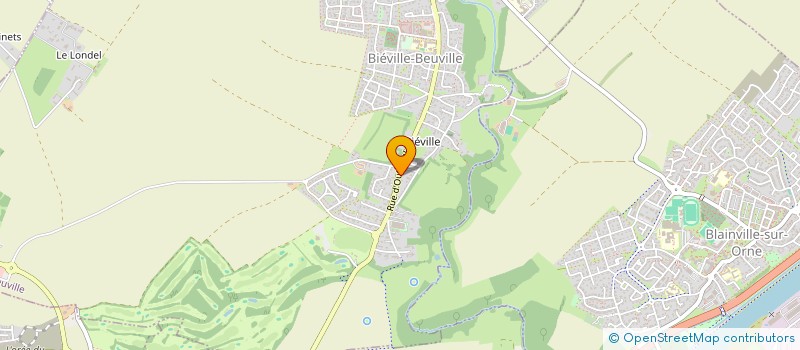 localisation de l'entreprise BASKET-CLUB BIEVILLE-BEUVILLE  BIEVILLE-BEUVILLE