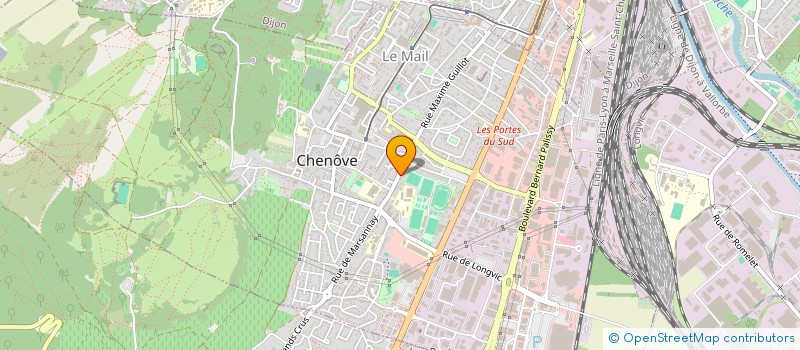 localisation de l'entreprise BASKET-CLUB DE CHENOVE  CHENOVE