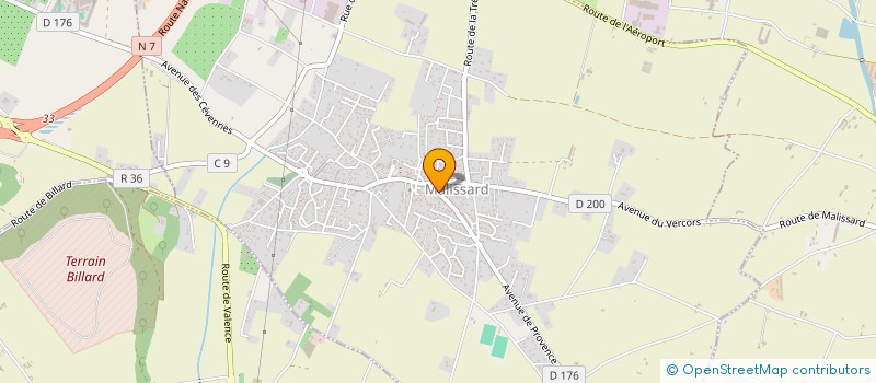 localisation de l'entreprise BASKET CLUB DE MONTELIER  MONTELIER