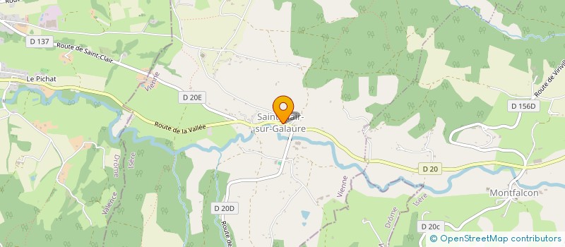 localisation de l'entreprise BASKET CLUB DE SAINT CLAIR SUR GALAURE  SAINT-CLAIR-SUR-GALAURE