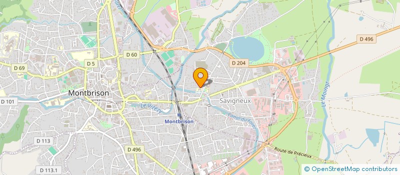 localisation de l'entreprise BASKET CLUB DE SAVIGNEUX  SAVIGNEUX