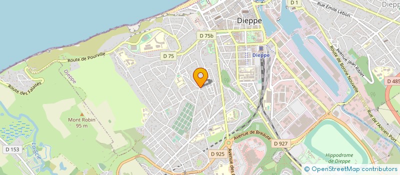 localisation de l'entreprise BASKET CLUB DIEPPOIS à DIEPPE