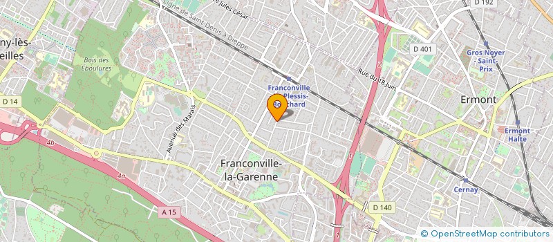 localisation de l'entreprise BASKET CLUB FRANCONVILLE  FRANCONVILLE